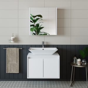 Atlantic Set 2 Pjesësh<span> - </span>White, 65cm x 45 cm x 45 cm
