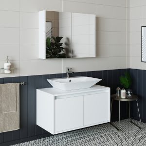 Atlantic Set 2 Pjesësh<span> - </span>White, 85cm x 45 cm x 45 cm