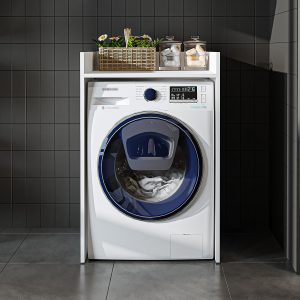 RoomArt-2818-çamaşır makinesi dolabı-derin-beyaz-2