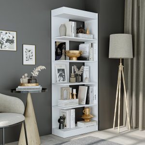 RoomArt-2850-kitaplık-flat-beyaz-3