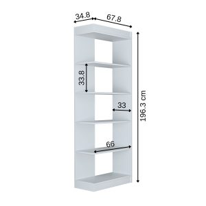 RoomArt-2850-kitaplık-flat-beyaz-4