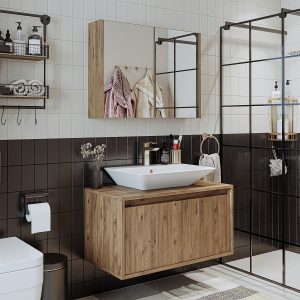 Atlantic Set 2 Pjesësh<span> - </span>Pine, 85cm x 45 cm x 45 cm