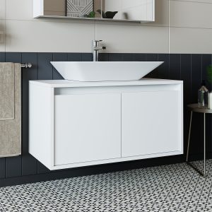 Dollap për banjo me Lavaman – Atlantic<span> - </span>White, 85cm x 45cm x 45cm