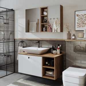 Lotus Set 2 pjesësh<span> - </span>White Pine, 95cm x 45cm x 45cm